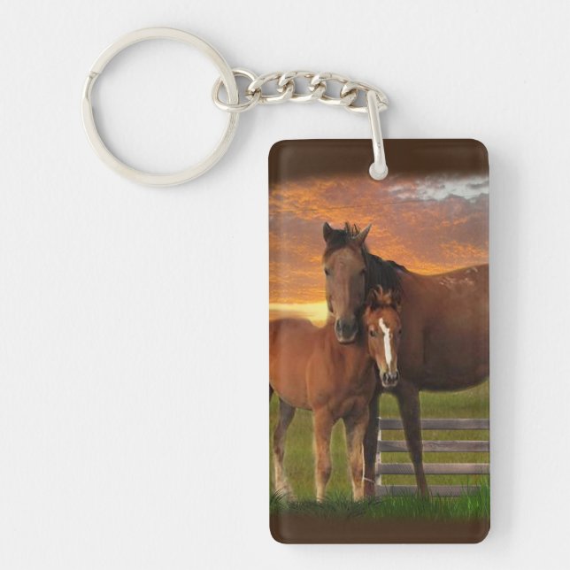 Llavero Caballo y pony (Frente)
