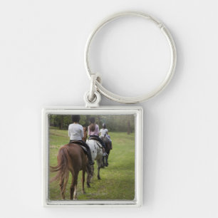 Llavero Caballos de montar a caballo de las niñas