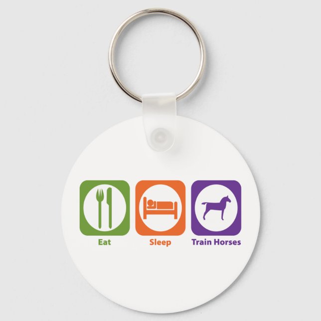 Llavero Caballos de Tren de Sleep (Anverso)