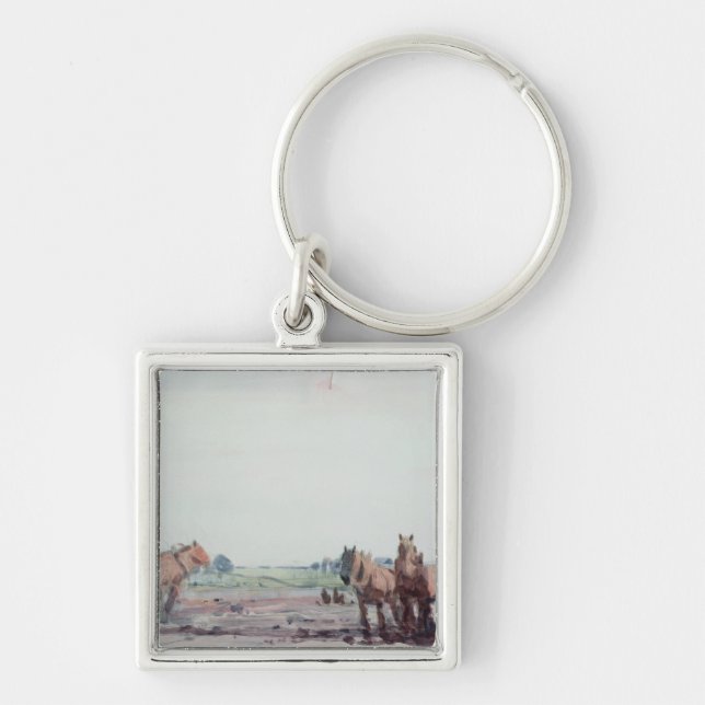 Llavero Caballos del arado (Frente)