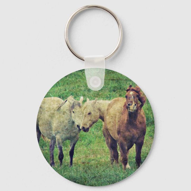 Llavero Caballos divertidos (Anverso)