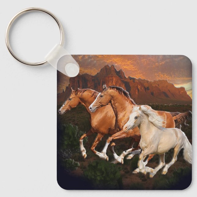 Llavero Caballos salvajes (Anverso)