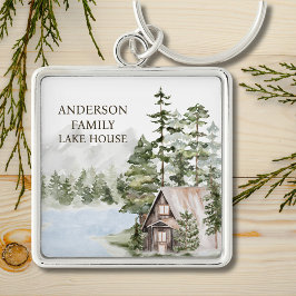 Llavero Cabaña de la Casa del Lago de la Familia Green Pin