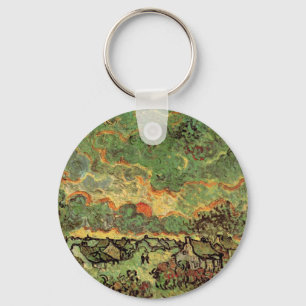Llavero Cabañas de Van Gogh Cipreses Reminiscencia del Nor