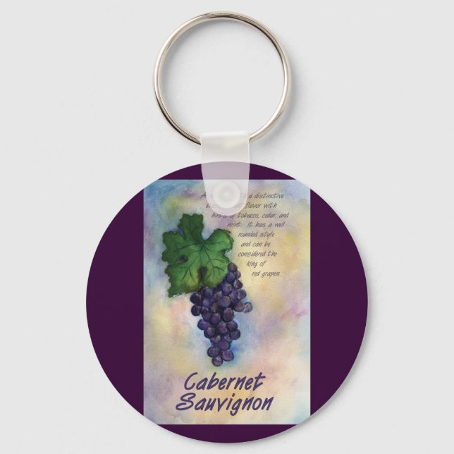 Llavero Cabernet Sauvignon Wine Keychain (Anverso)