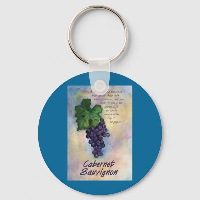 Llavero Cabernet Sauvignon Wine Keychain (Anverso)
