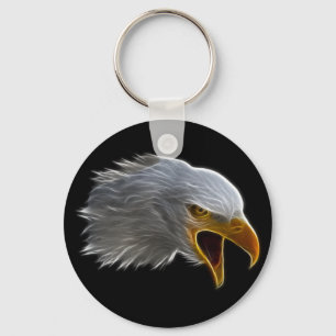 Llavero Cabeza americana de griterío de Eagle calvo