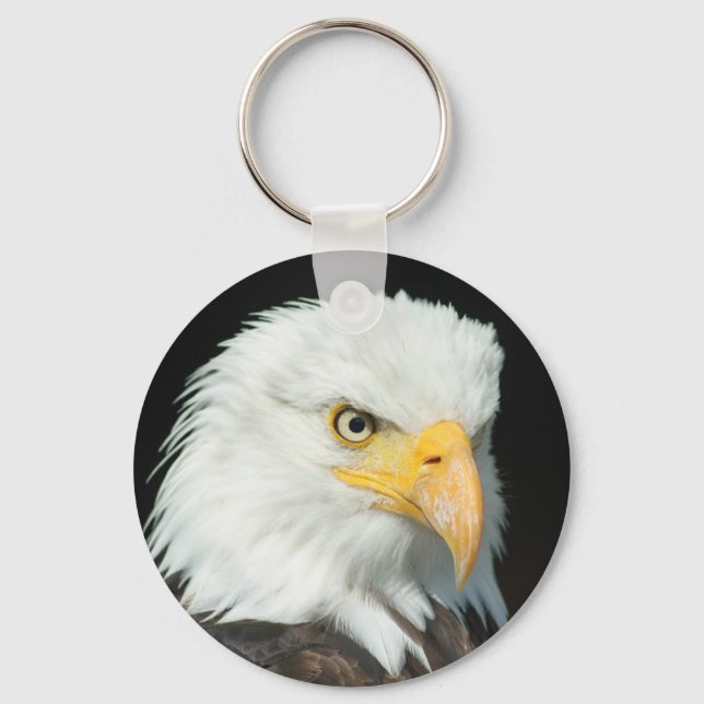 Llavero Cabeza de águila calva (Anverso)