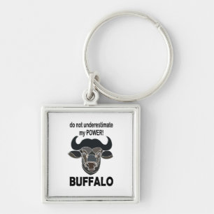 Llavero Cabeza de Bisonte Búfalo Animal Búfalo