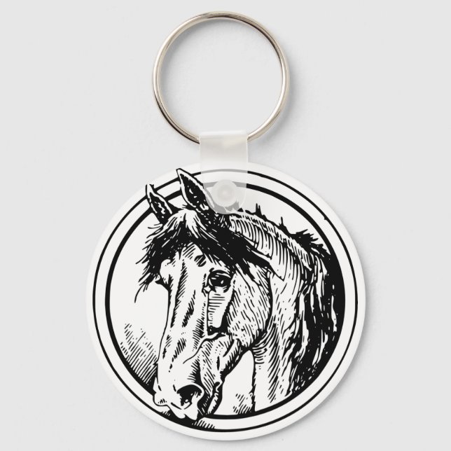 Llavero Cabeza de caballo Keychain (Anverso)