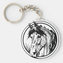 Llavero Cabeza de caballo Keychain