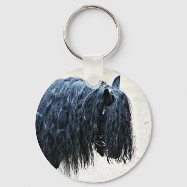 Llavero Cabeza de caballo negra (Anverso)
