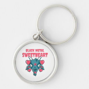 Llavero cabeza de cabra adorable baphomet