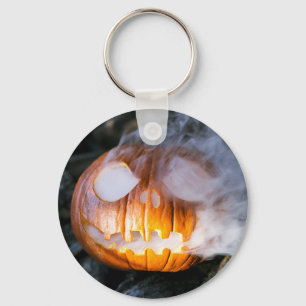 Llavero Cabeza de calabaza de Halloween de Jack-o-Lantern