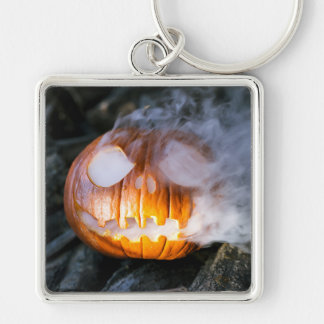 Llavero Cabeza de Jack-o-Lantern del Jinete sin Cabeza en