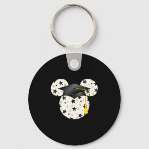 Llavero Cabeza de Mickey sombrero de graduación estrella r
