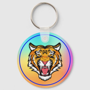 Llavero Cabeza de tigre ruidosa-25818