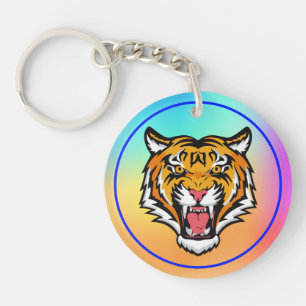 Llavero Cabeza de tigre ruidosa-25818