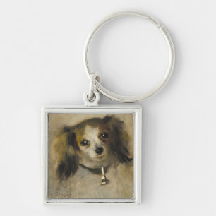 Llavero Cabeza de un perro, 1870 (aceite en lona)