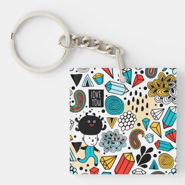 Llavero Cabeza loca (Frente)