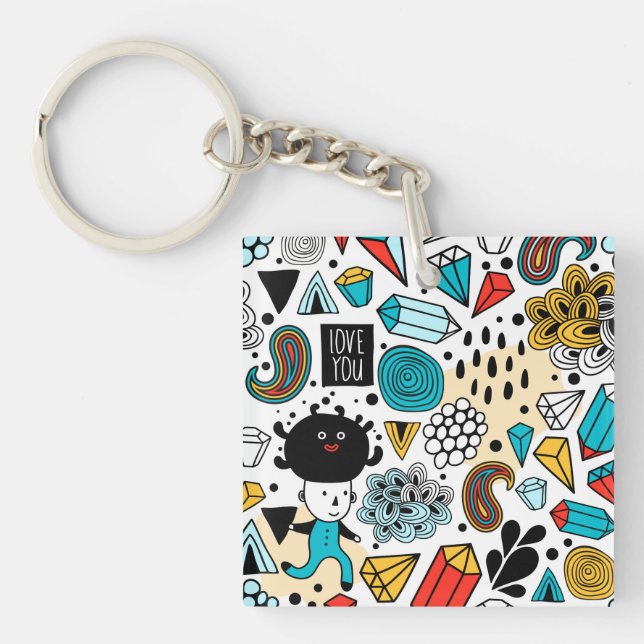 Llavero Cabeza loca (Frente)