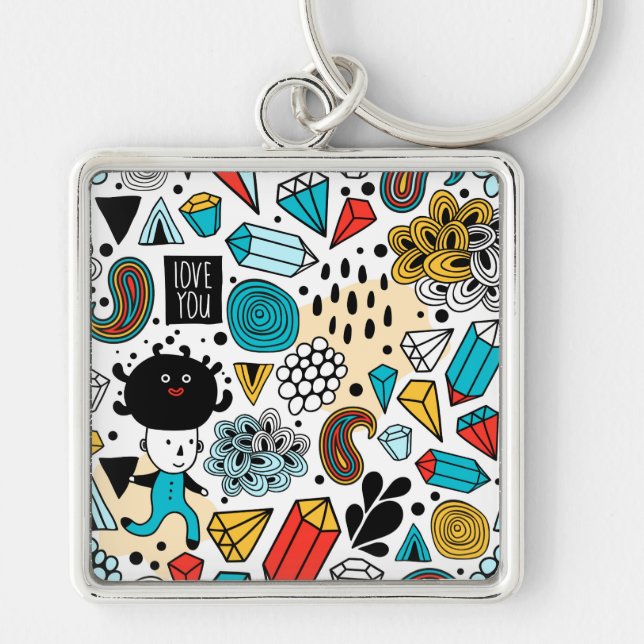 Llavero Cabeza loca (Frente)