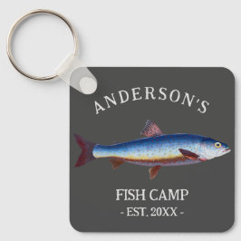 Llavero Cabina Rustica Personalizada de Pesca
