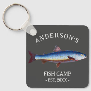 Llavero Cabina Rustica Personalizada de Pesca