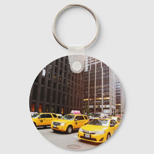 Llavero Cabinas de taxi de Nueva York (Anverso)