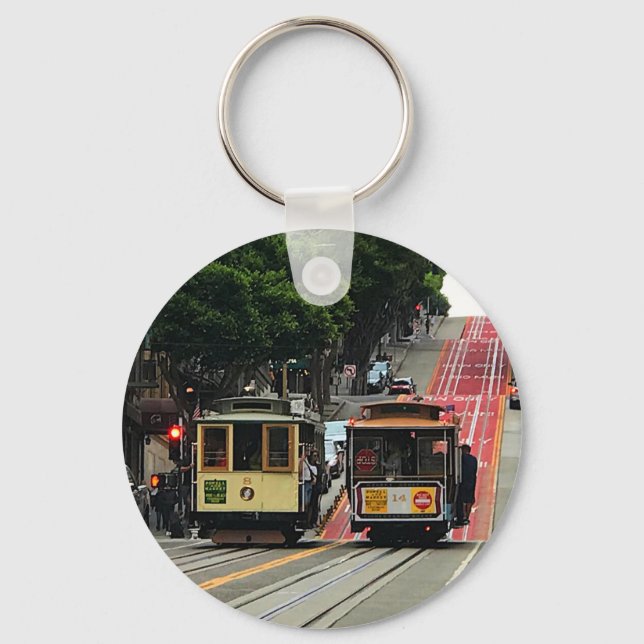 Llavero Cable Car #2 Keychain de San Francisco (Anverso)