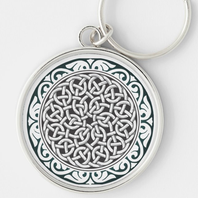 Llavero Cable espiral como patrón Diseñador Keychain (Frente)
