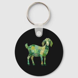 Llavero Cabra lechera nubia de patchwork