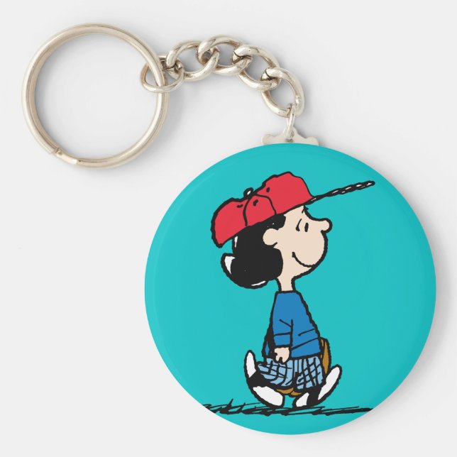 Llavero Cacahuetes | Lucy Jugando Béisbol (Frente)