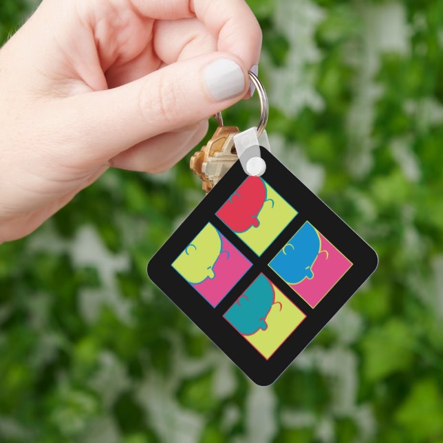 Llavero Cacahuetes | Modern Pop Art Charlie Brown (Mano)