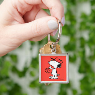 Llavero Cacahuetes   Snoopy Making the Catch