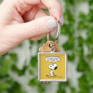 Llavero Cacahuetes   Snoopy, no puedes aguantar toda tu vi