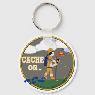 LLAVERO CACHÉ EN CHICA - GEOCACHING MOTTO SLOGAN GEOCACHIN