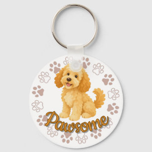 Llavero Cachorro Adorable Pawsome - Amante de Perros Ador