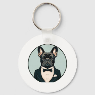 Llavero Cachorro de Bulldog francés