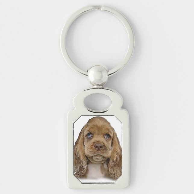 Llavero Cachorro de Cocker Spaniel (Anverso)