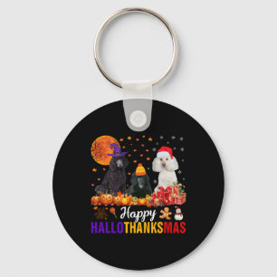 Llavero Cachorro de perro canino Hallothanksmas Halloween