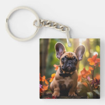 🐶💗Cachorro dulce Frenchie en una selva