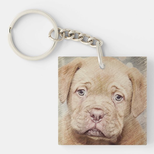 Llavero Cachorro, naturaleza, perro (Frente)