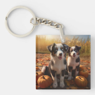 Llavero Cachorro Pastor Australiano Delicia de Otoño Calab
