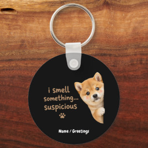 Llavero Cachorro Shiba Inu Lindo Frase Divertida Olor Perr