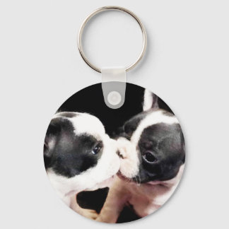 Llavero Cachorros de bulldog de Francia