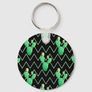 Llavero Cactus acuarela