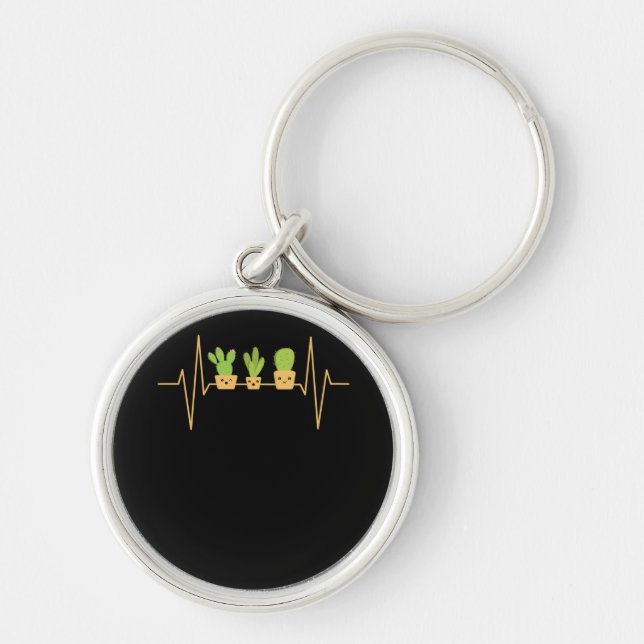 Llavero Cactus Heartbeat (Frente)