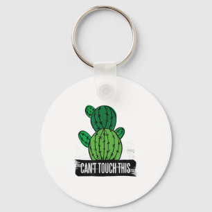 Llavero Cactus Hugger no puede tocar este sarcástico