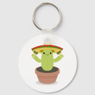 Llavero Cactus mexicano